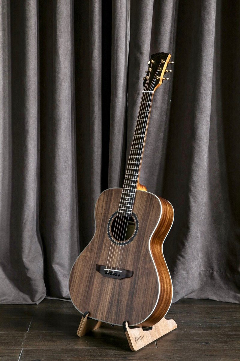 台湾原创 guitarman M-51K 40寸 全相思木面单板 手工OM桶身吉他 - 吉他/乐器 - 木头 