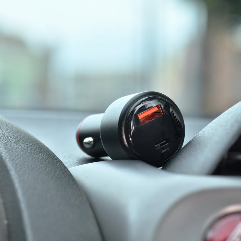 HaoO 车用负离子空气清净机 PD/QC快充头 | 清新好物 - 数码小物 - 铝合金 黑色