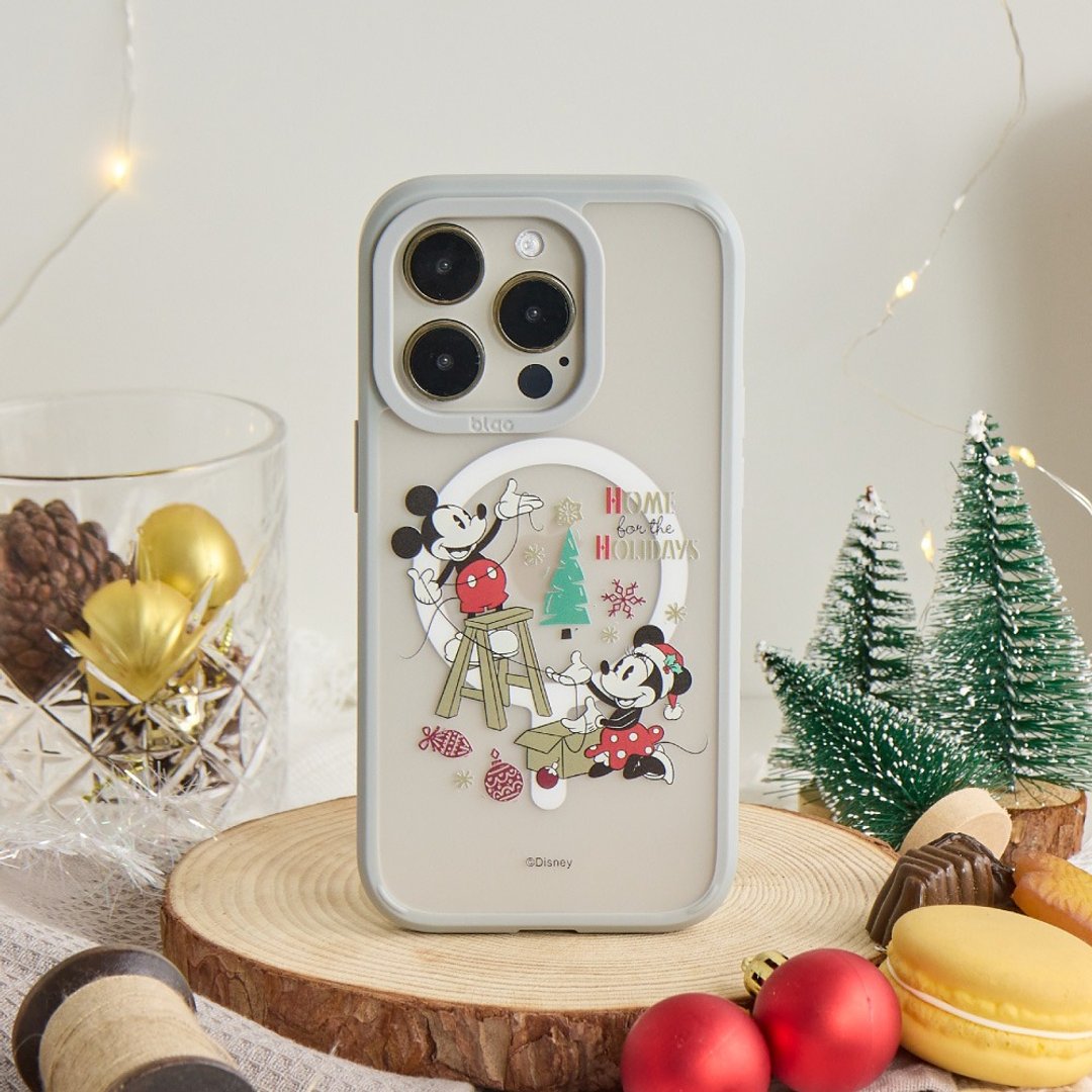 Disney经典-布置圣诞树极光雾透MagSafe iPhone手机壳 - 手机壳/手机套 - 塑料 多色