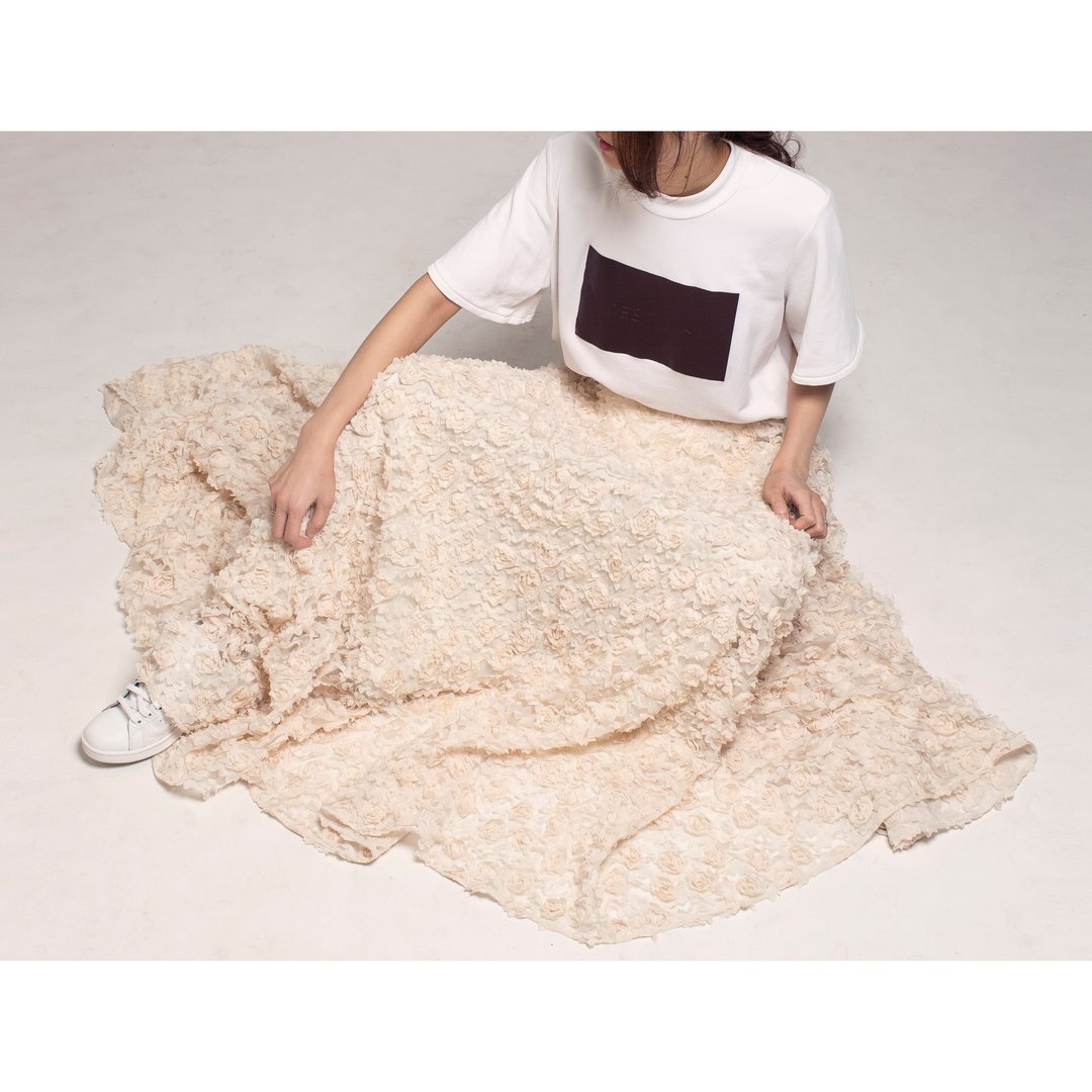 Rosette Maxi Skirt / Pinkoi独家贩售 - 裙子 - 其他材质 
