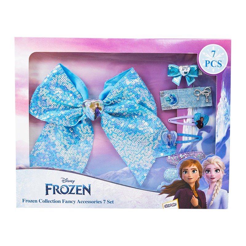 迪士尼冰雪奇缘发饰7件套礼盒 生日 圣诞礼物 女孩礼物 - 发饰 - 其他材质 多色