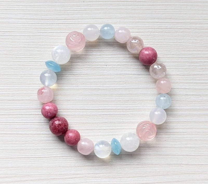 魅力少女系列招桃花心轮眉心轮顶轮提升水晶手链 - 手链/手环 - 水晶 