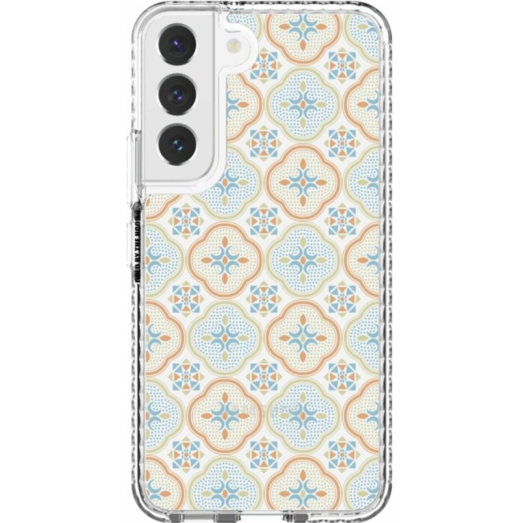 【预购】三星手机壳/Samsung Galaxy S22系列/玻璃海棠/暖阳甜杏 - 手机壳/手机套 - 其他材质 橘色