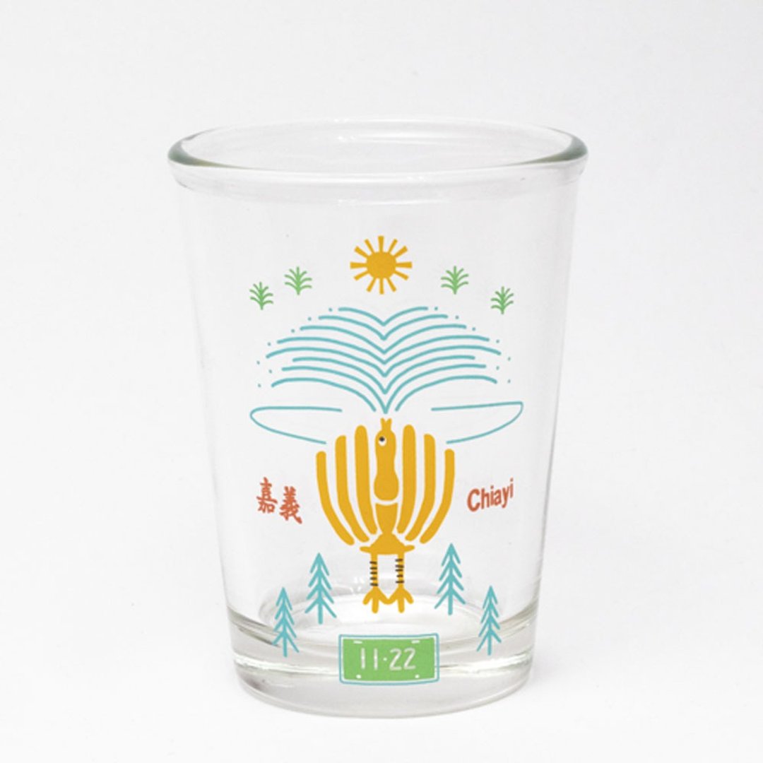 台湾城市纪念啤酒杯/玻璃杯(嘉义) 台湾纪念品/礼物 - 玻璃杯 - 玻璃 