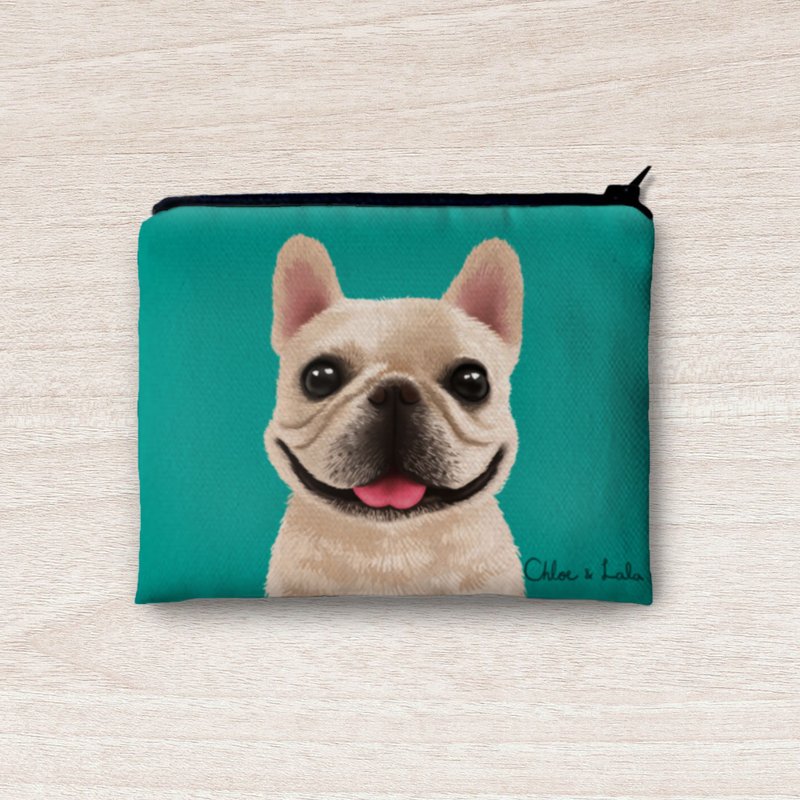 经典汪喵零钱包 - 微笑法斗 - 零钱包 - 聚酯纤维 绿色