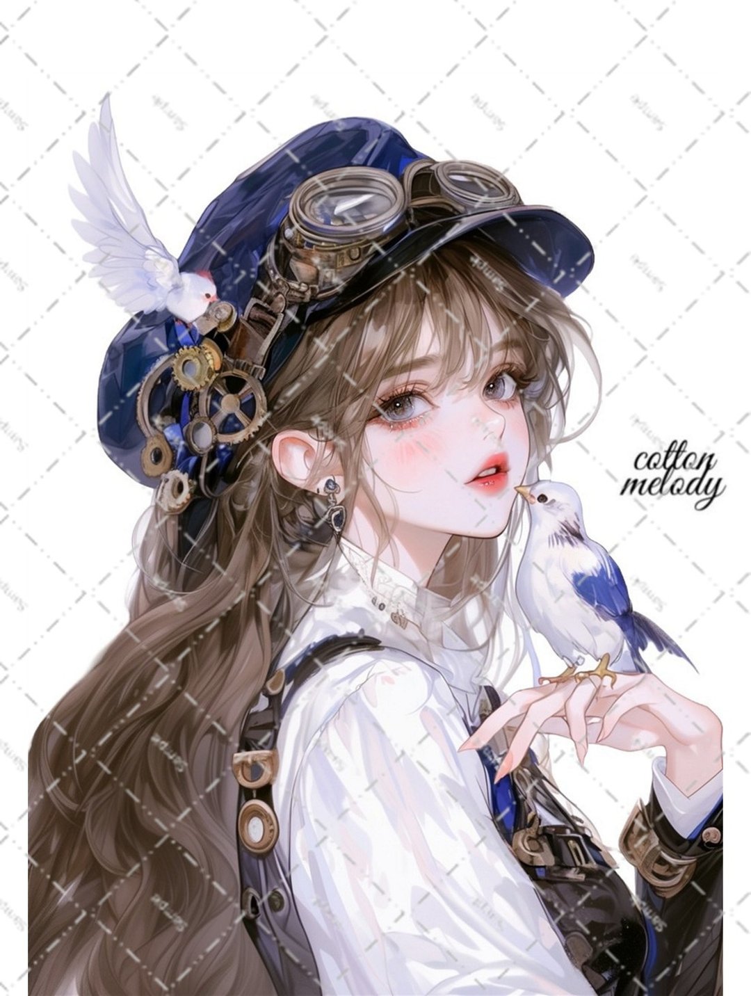 原创贴纸 no.5628 人物贴纸 原创贴纸 人物贴纸 女孩贴纸 原创人物贴纸 - 贴纸 - 纸 