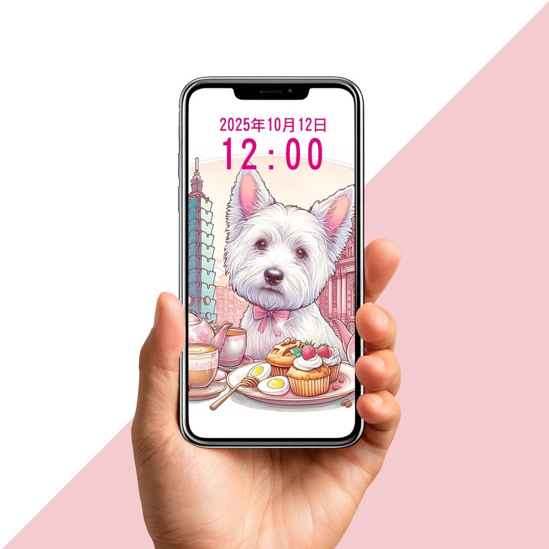 友梗美食家系列2手机桌布插画套组 - 电脑手机桌布/贴图/App 图示 - 其他材质 