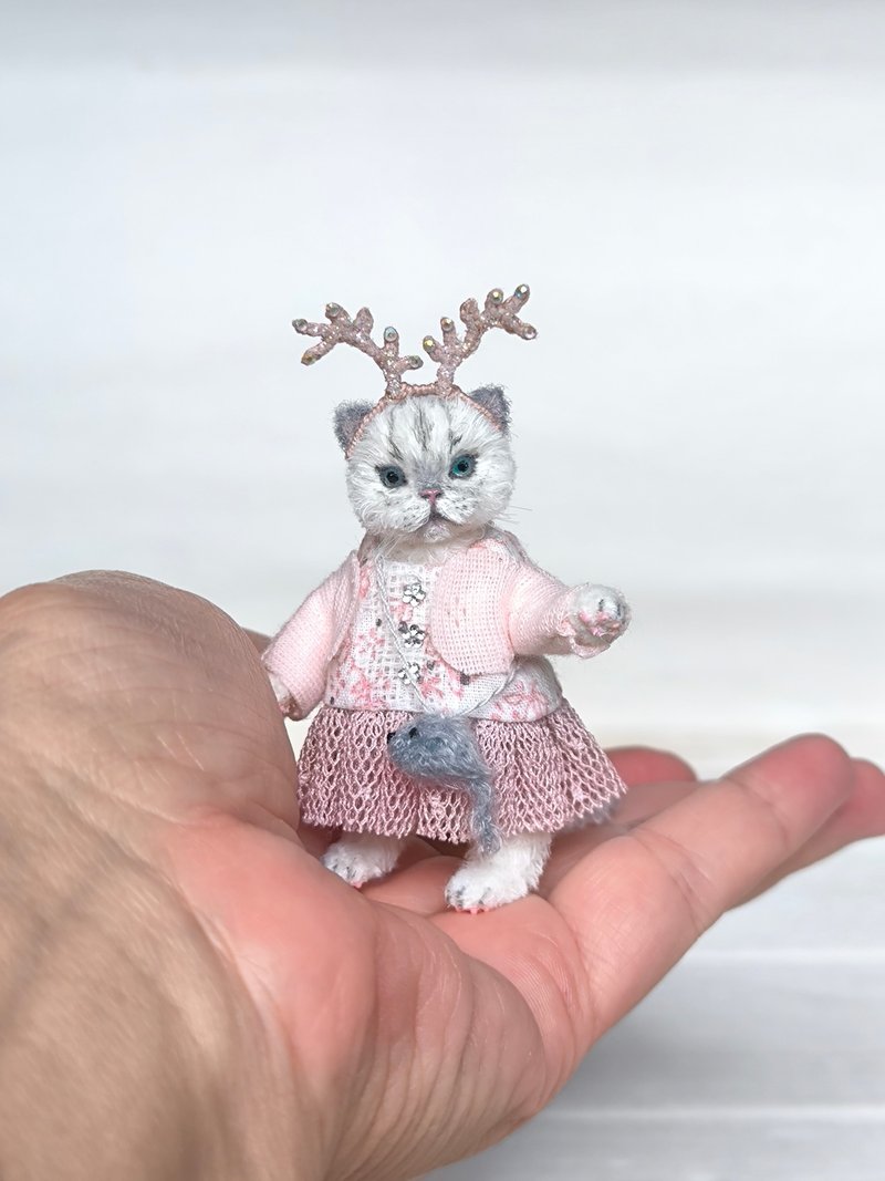 小猫 Lizzy - 玩偶/公仔 - 羊毛 白色