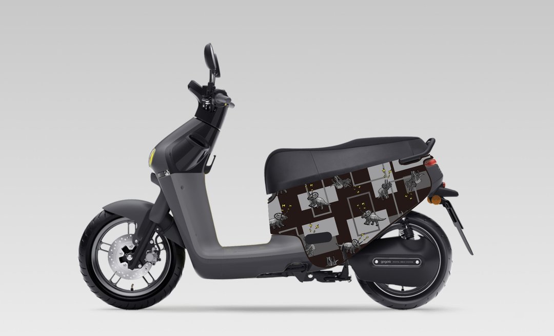 BLR gogoro 防刮车套 iD95 三角龙 - 其他 - 聚酯纤维 黑色
