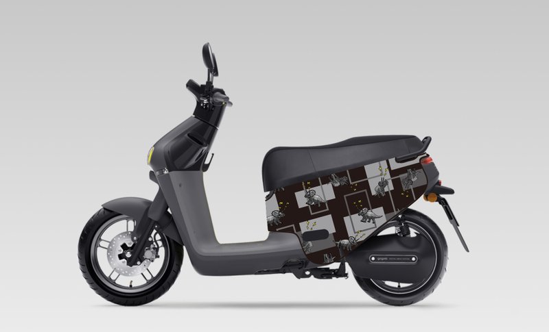 BLR gogoro 防刮车套 iD95 三角龙 - 其他 - 聚酯纤维 黑色