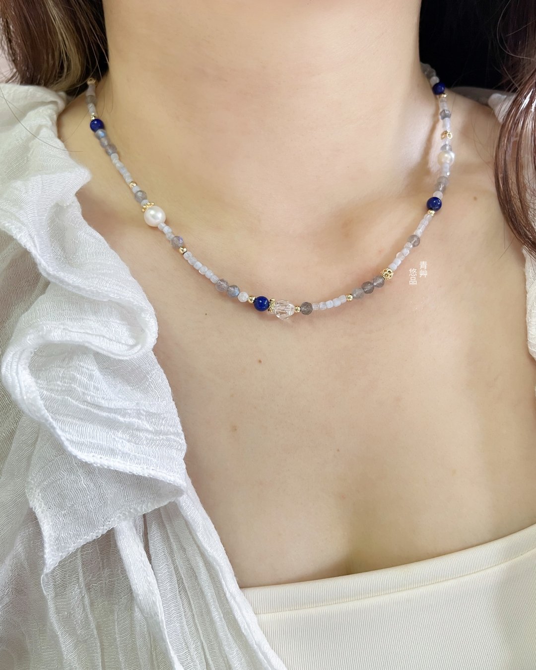海洋精灵  项链 - 项链 - 水晶 