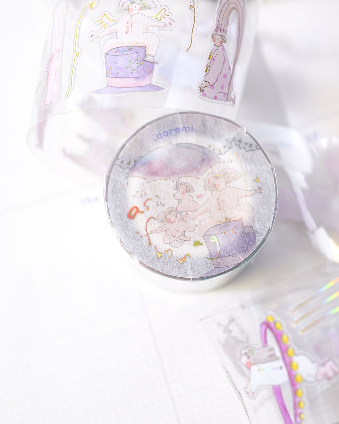 Doremi 系列 - 如魔如幻 割型透明胶带 - 贴纸 - 纸 