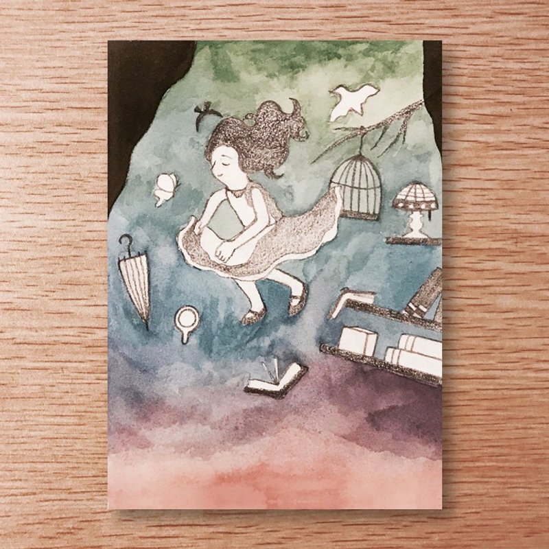 万用卡-Alice in Wonderland - 卡片/明信片 - 纸 多色