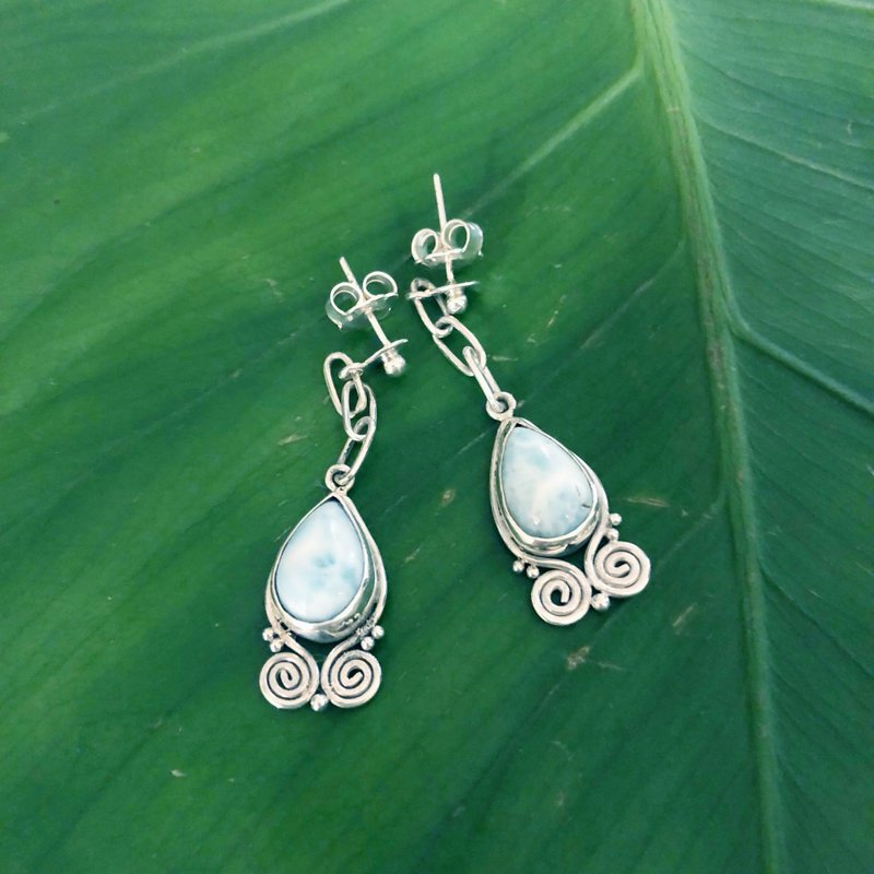 坠饰 海豚嬉戏 Dolphins playing 疗愈系列 - 项链 - 其他金属 蓝色