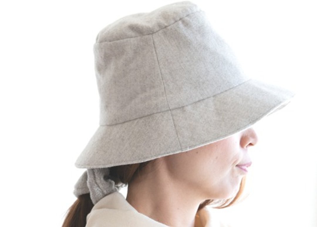 Winter hat [yak blend organic cotton flannel fabric] - 帽子 - 棉．麻 