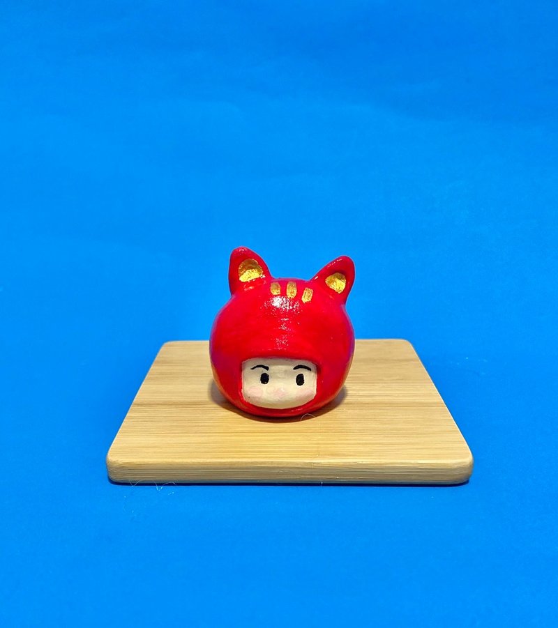 可爱的头 Natsu.，手工黏土，手工制作 - 花瓶/陶器 - 陶 