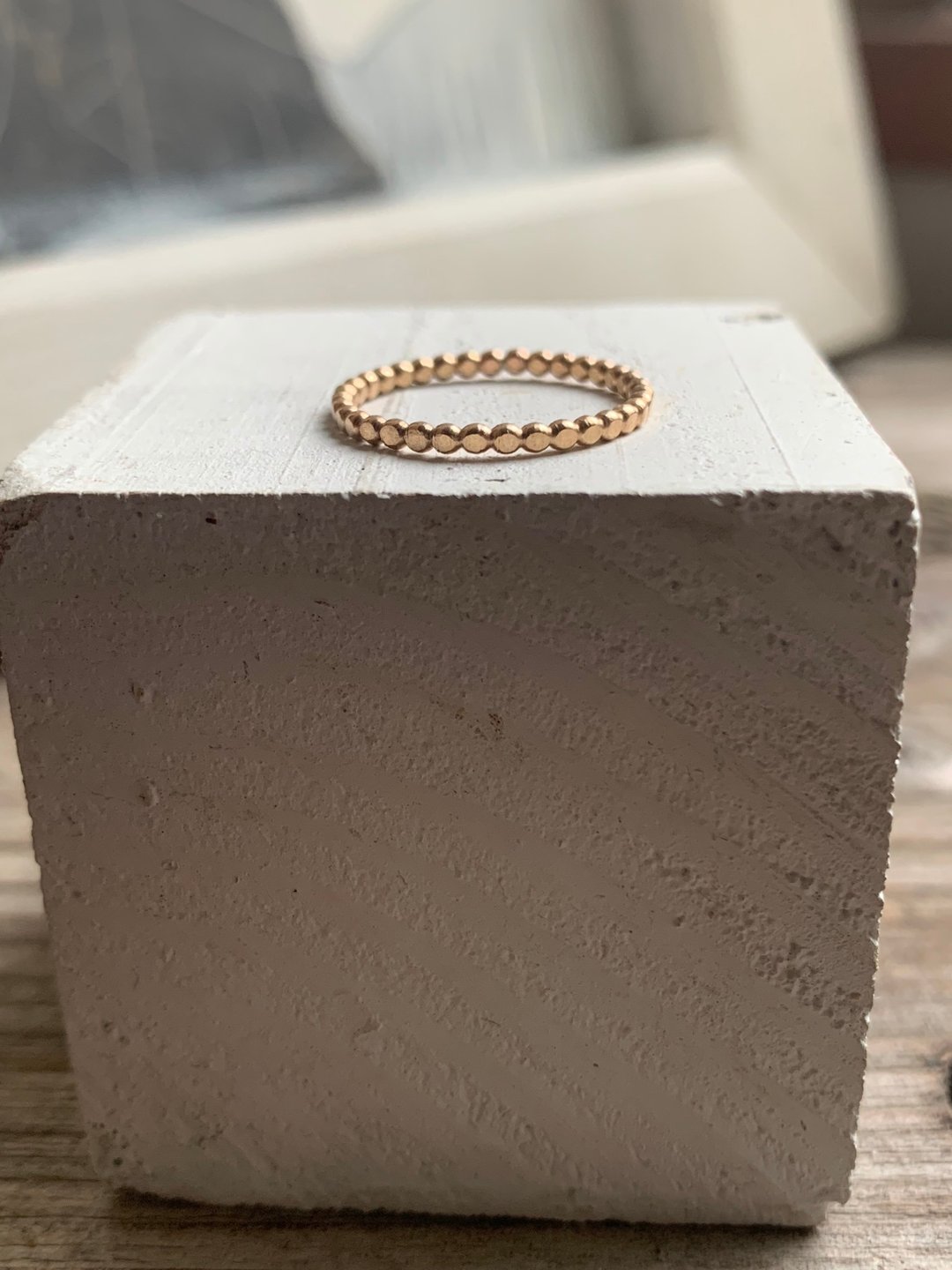 dot  ring - 戒指 - 其他金属 金色