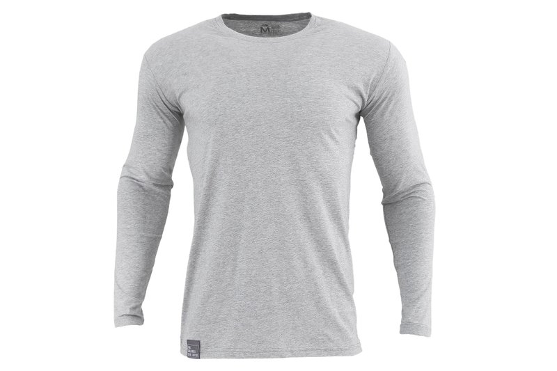 tools男版轻舒棉长袖圆领T 灰色 ::舒适::纯棉::亲肤171221-28 - 男装上衣/T 恤 - 棉．麻 灰色