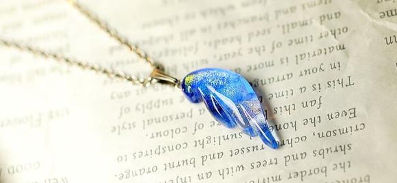 [Made to order] Glittering happy wings - 项链 - 其他金属 