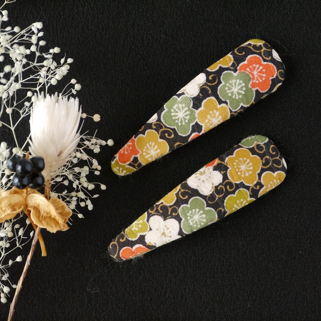 Resale Happy Hair Ornament Kimono Hairpin Umebun Silk - 发饰 - 丝．绢 多色