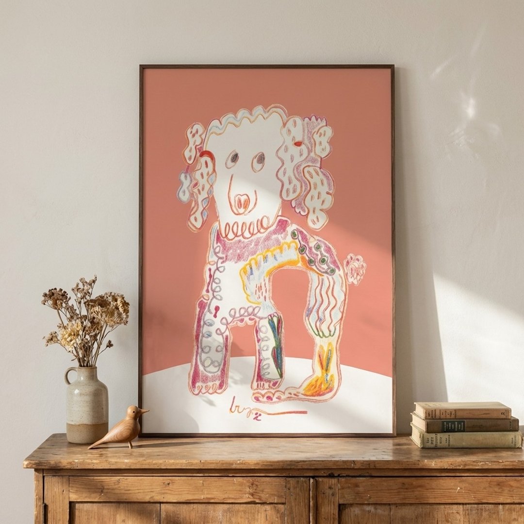 【Lingoooo 插画/动物插画】Febbi | 010 心爱的孩子 - 海报/装饰画/版画 - 纸 