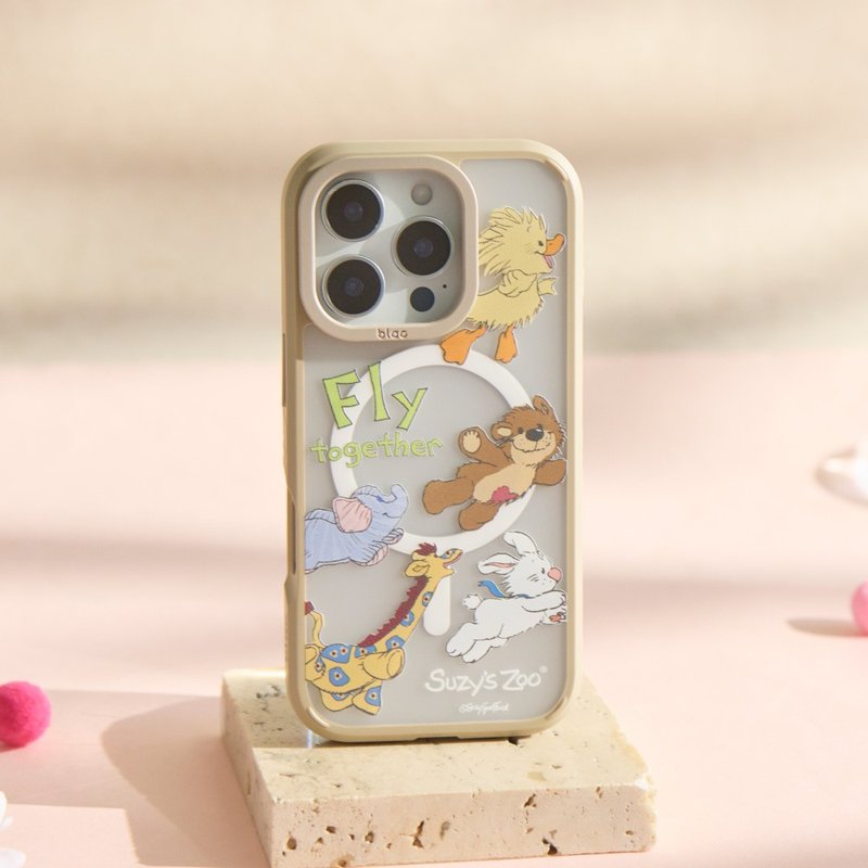 Suzy's Zoo一起翱翔极光雾透MagSafe iPhone手机壳 - 手机壳/手机套 - 塑料 多色