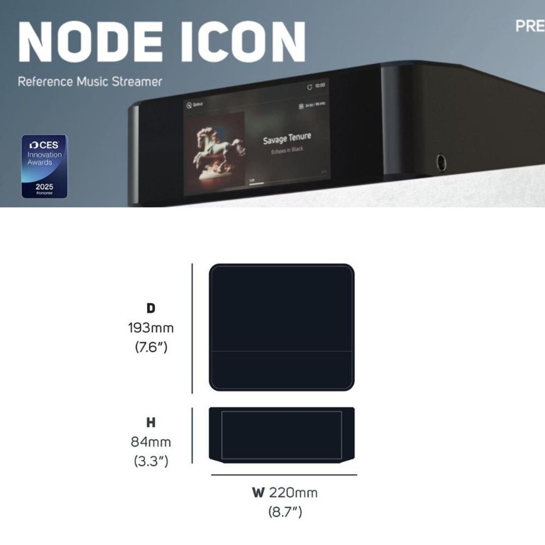【加拿大BLUESOUND】NODE ICON 无线高音质串流播放机 - 扩音器/喇叭 - 其他材质 黑色