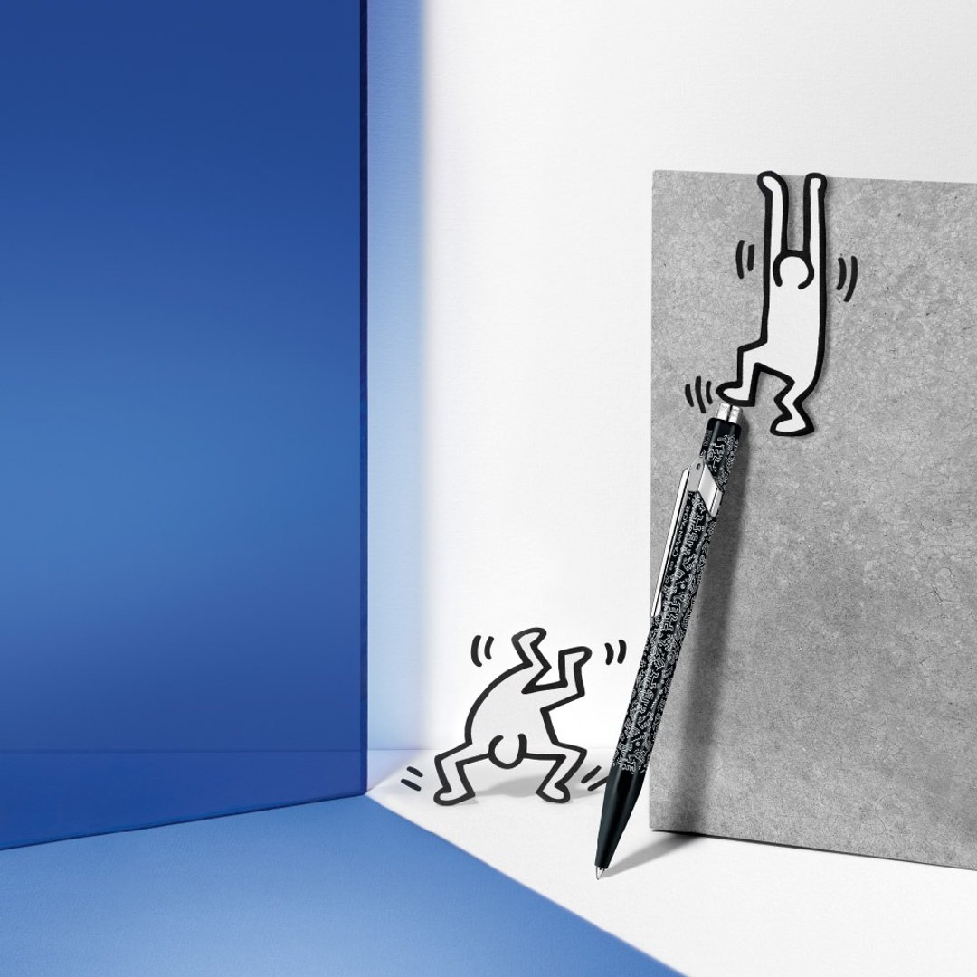 849 KEITH HARING 卡塔尔 经典原子笔 黑色限量款 - 圆珠笔/中性笔 - 其他金属 黑色
