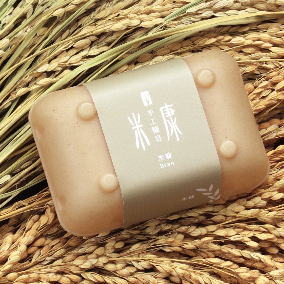米糠(乳香精油)玉米淀粉皂盒|冷制手工皂|环保包装 - 肥皂/手工皂 - 其他材质 卡其色