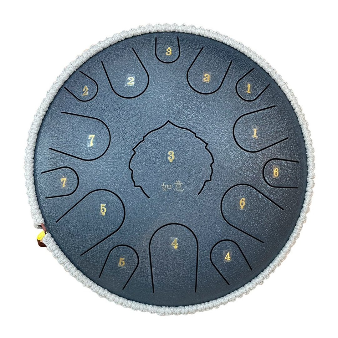 台湾品牌-如意空灵鼓-14寸15音-藏青色 - 吉他/乐器 - 其他金属 蓝色