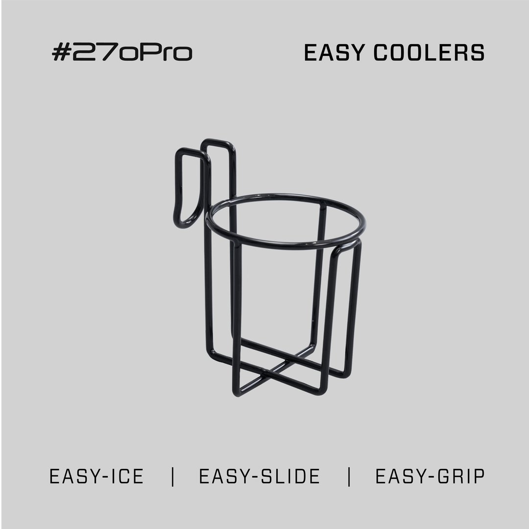 #270Pro - 风格保冰桶配件 杯架 - 露营用品 - 其他金属 黑色
