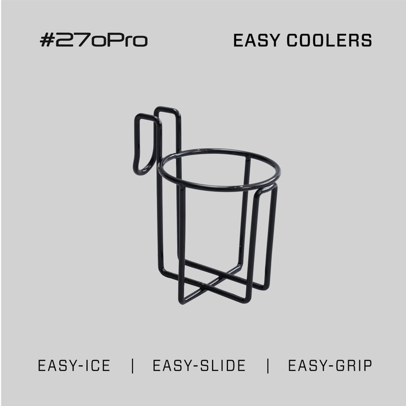 #270Pro - 风格保冰桶配件 杯架 - 露营用品 - 其他金属 黑色