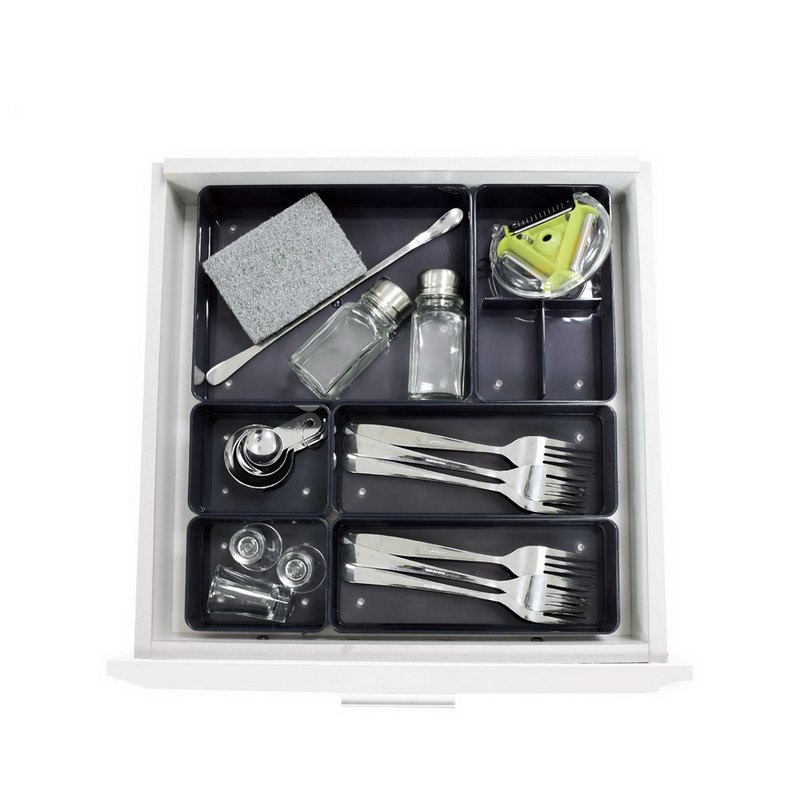 O-Life  堆叠式整理收纳盒-六入组 - 收纳用品 - 塑料 