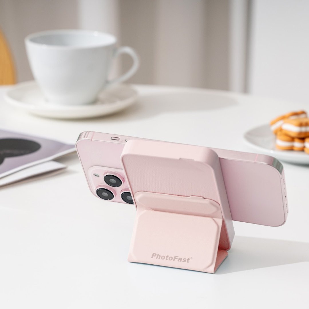 PhotoFast MagSafe Power Bank 磁吸无线行动电源 5000mAh / 粉色 - 充电宝/传输线 - 塑料 粉红色