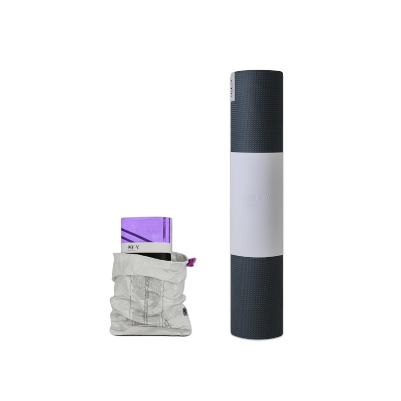 瑜伽铺巾组合C | 抗菌勇士铺巾 台湾限定+防水收纳袋+大地瑜伽垫 - 瑜珈垫 - 环保材料 