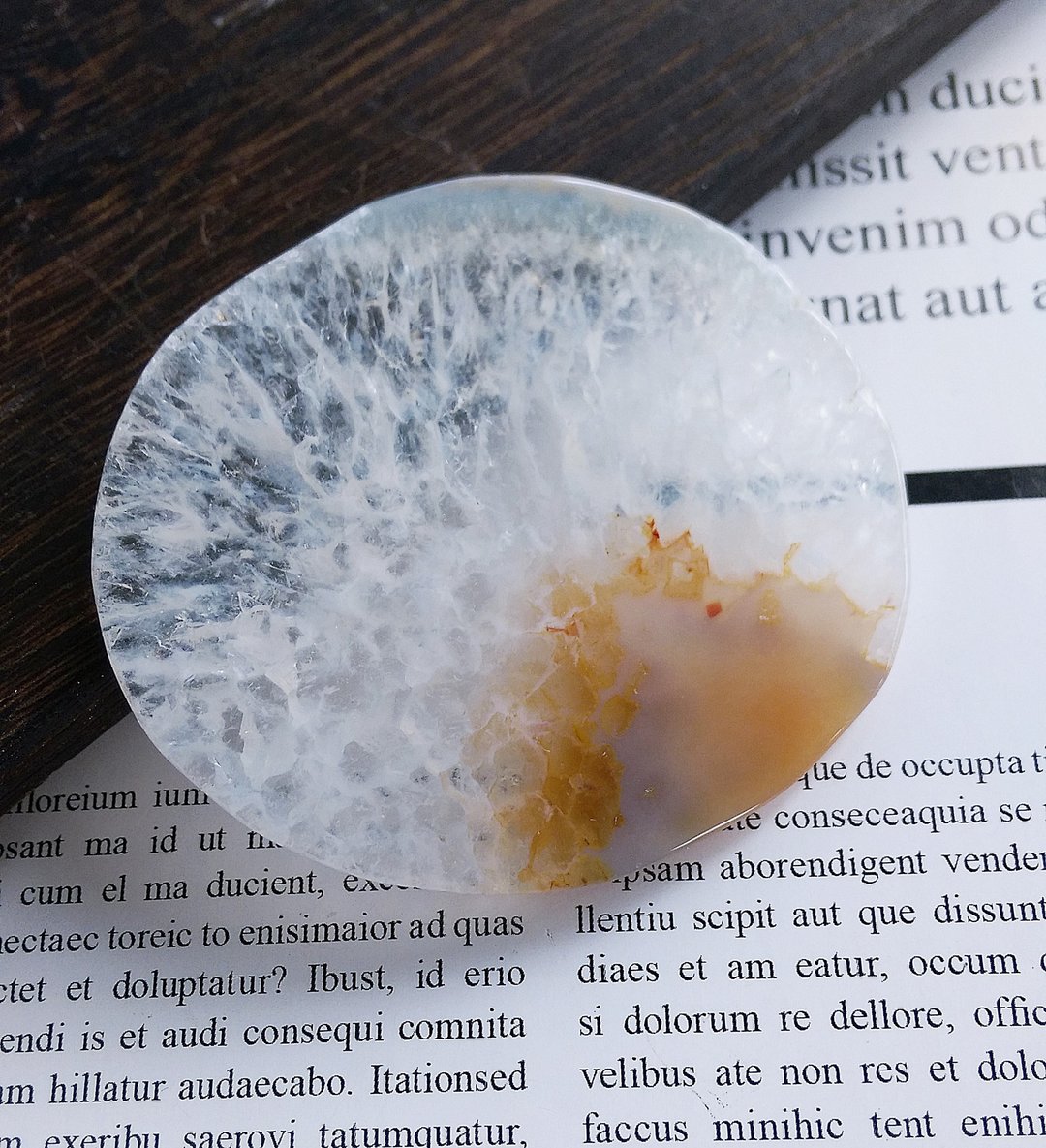 Agate 马达加斯加产地 玛瑙片 打磨件 摆设装饰  摆件 天然矿石 - 摆饰 - 其他材质 