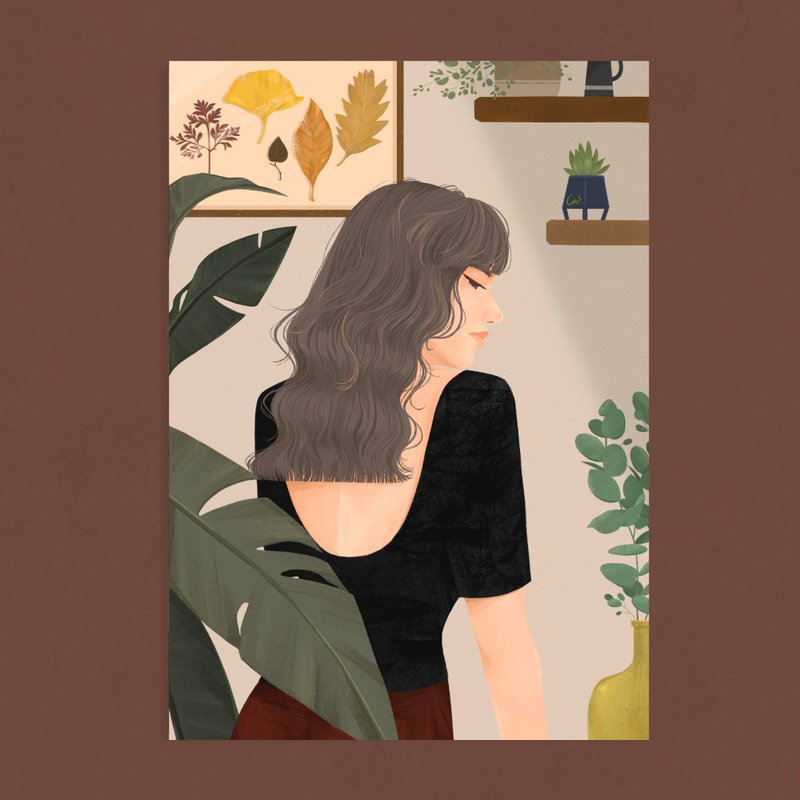 【插画收藏】Autumn Memories 秋的回忆 7寸 / A4 喷墨插画海报 - 海报/装饰画/版画 - 纸 多色