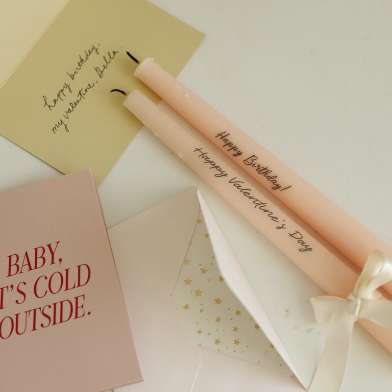 Nomad Rose 游牧玫瑰 蜡烛烛台四件组 - 蜡烛/烛台 - 其他材质 粉红色