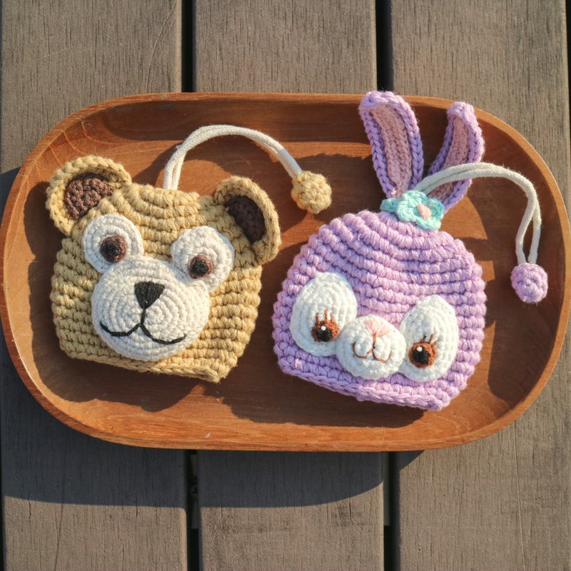 手织迪士尼 Duffy & Stella 锁匙包 - 钥匙链/钥匙包 - 棉．麻 多色