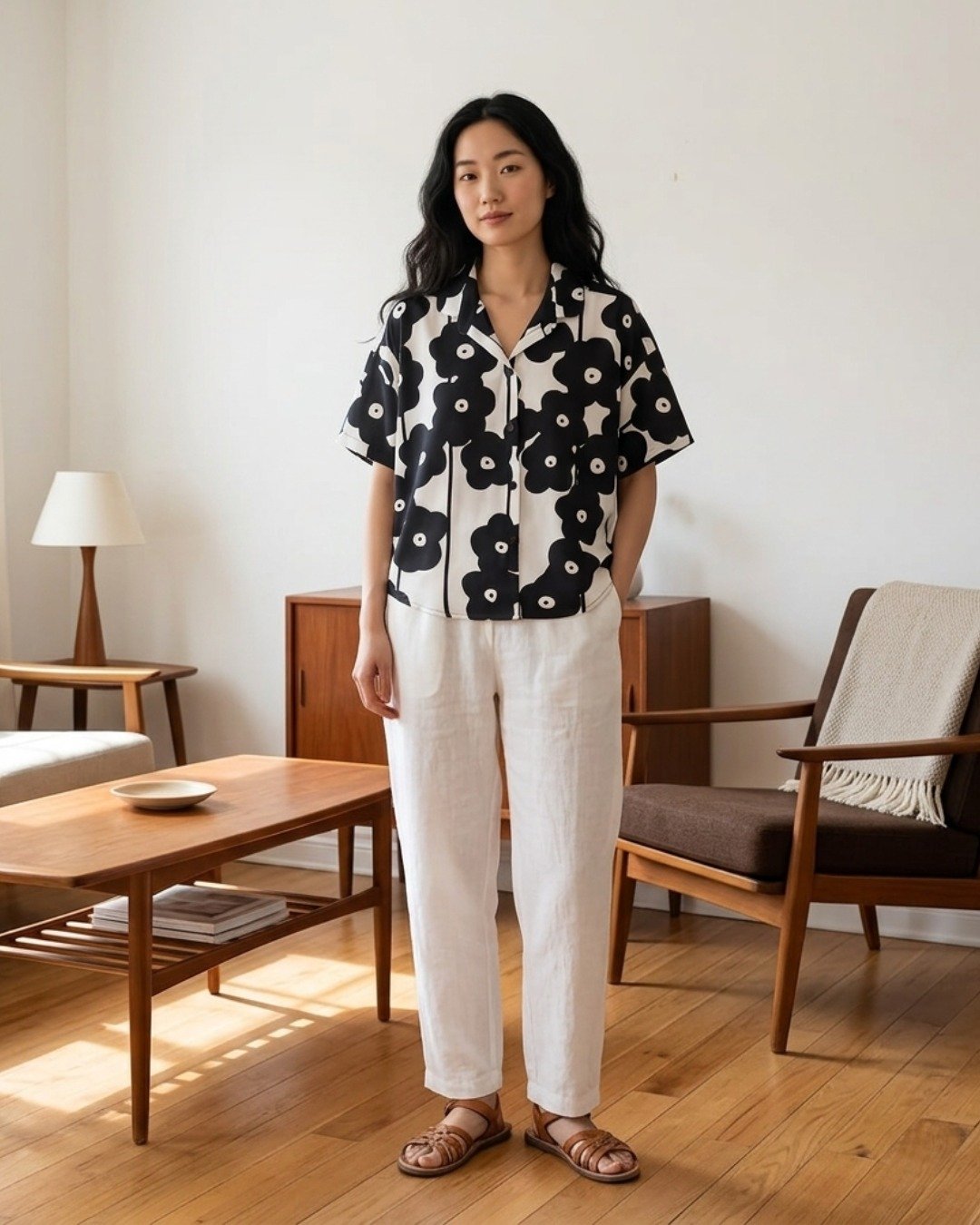 Haweii Cotton Rayon Hand Paint - 女装上衣 - 棉 