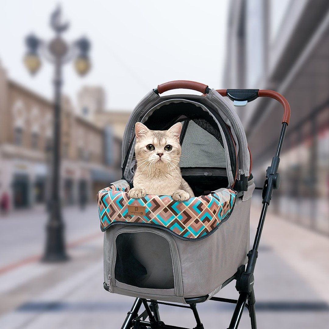Baby House Pet 宠物推车防脏巾 推车防污垫 - 外出包 - 聚酯纤维 多色
