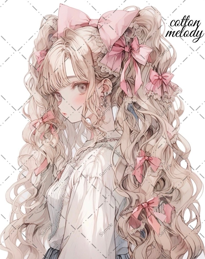 原创贴纸 no.76 人物贴纸 原创贴纸 人物贴纸 女孩贴纸 原创人物贴纸 - 贴纸 - 纸 