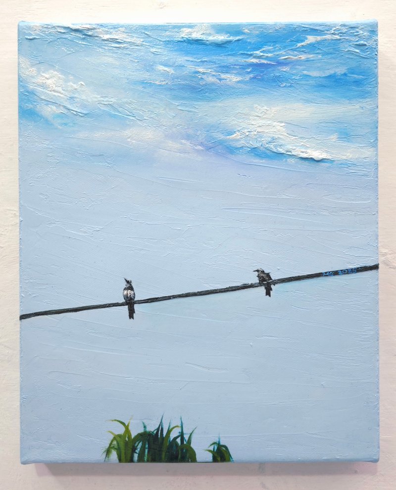 精致手绘油画  放空  独一无二 - 海报/装饰画/版画 - 颜料 多色