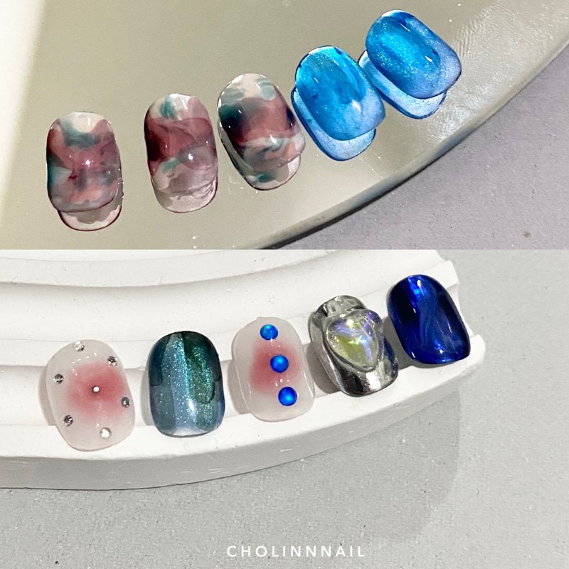 伦敦椰- 定制化手作穿戴美甲片 - 其他 - 其他材质 多色