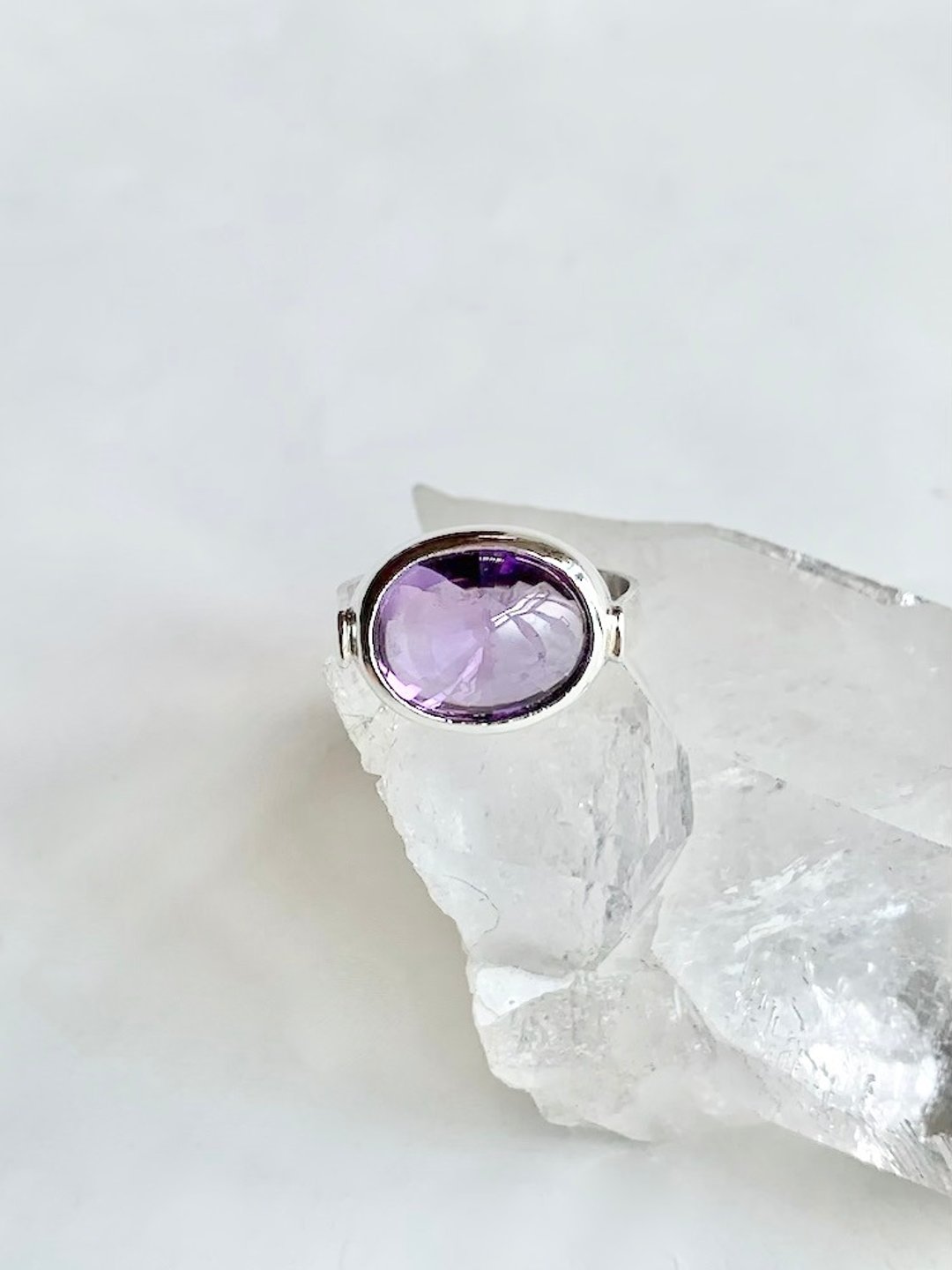 Amethyst Ring No. 13 - 戒指 - 宝石 紫色