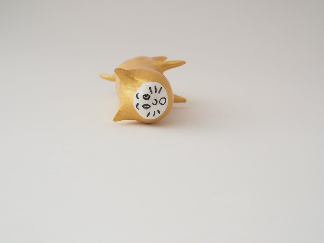 MINI NISEDARUMA gold - 摆饰 - 粘土 金色