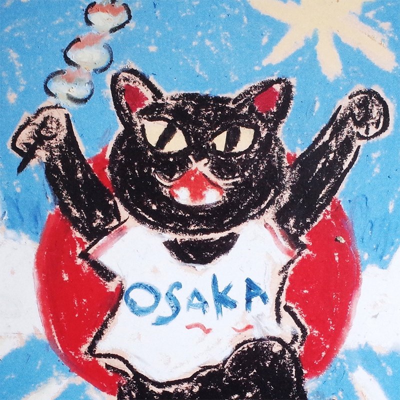 A4 小海报_固力果小黑 - 海报/装饰画/版画 - 纸 蓝色