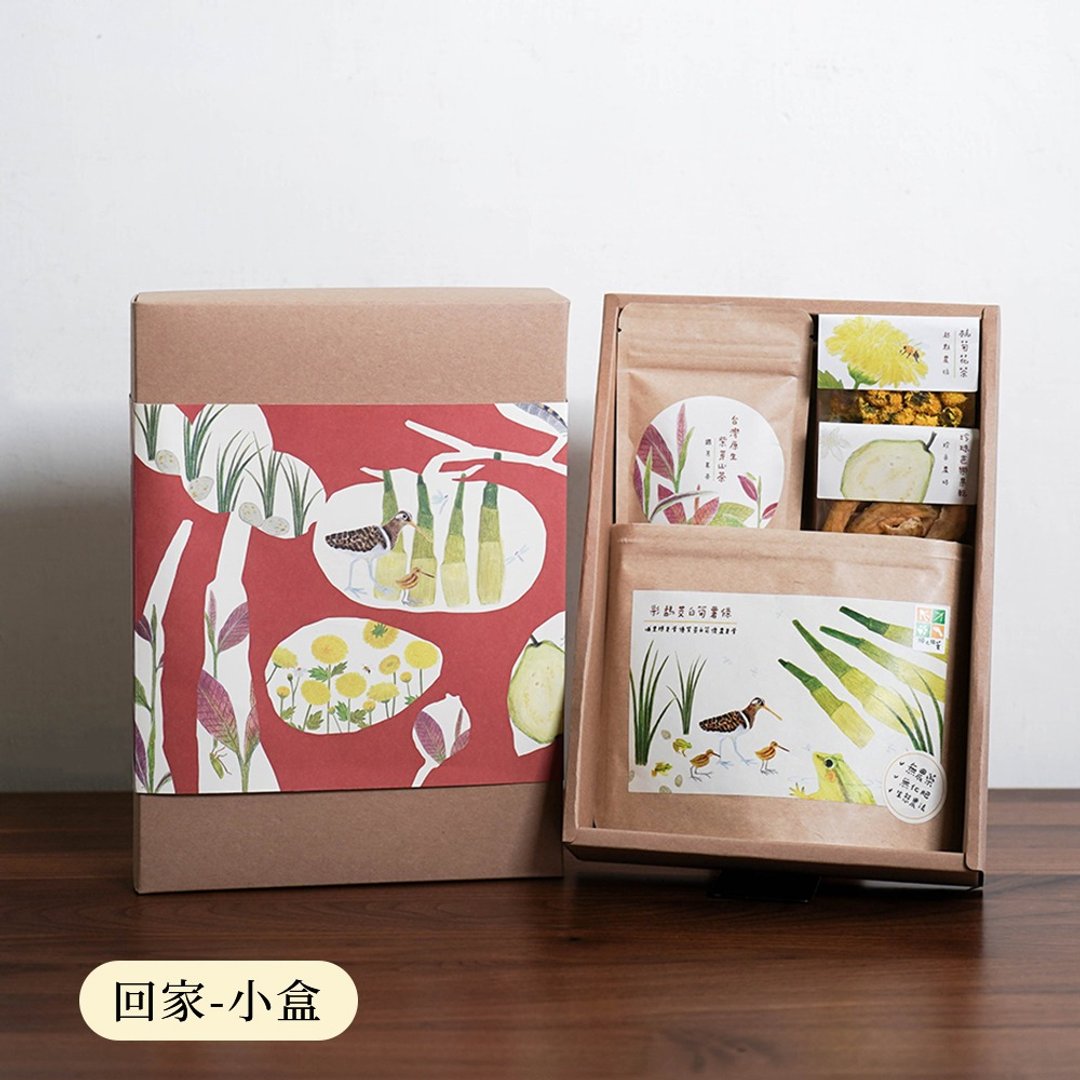 【小农礼盒】回家 |友善小农选物/果干/台湾茶/鱼池山茶/茭白笋 - 零食/点心 - 新鲜食材 卡其色