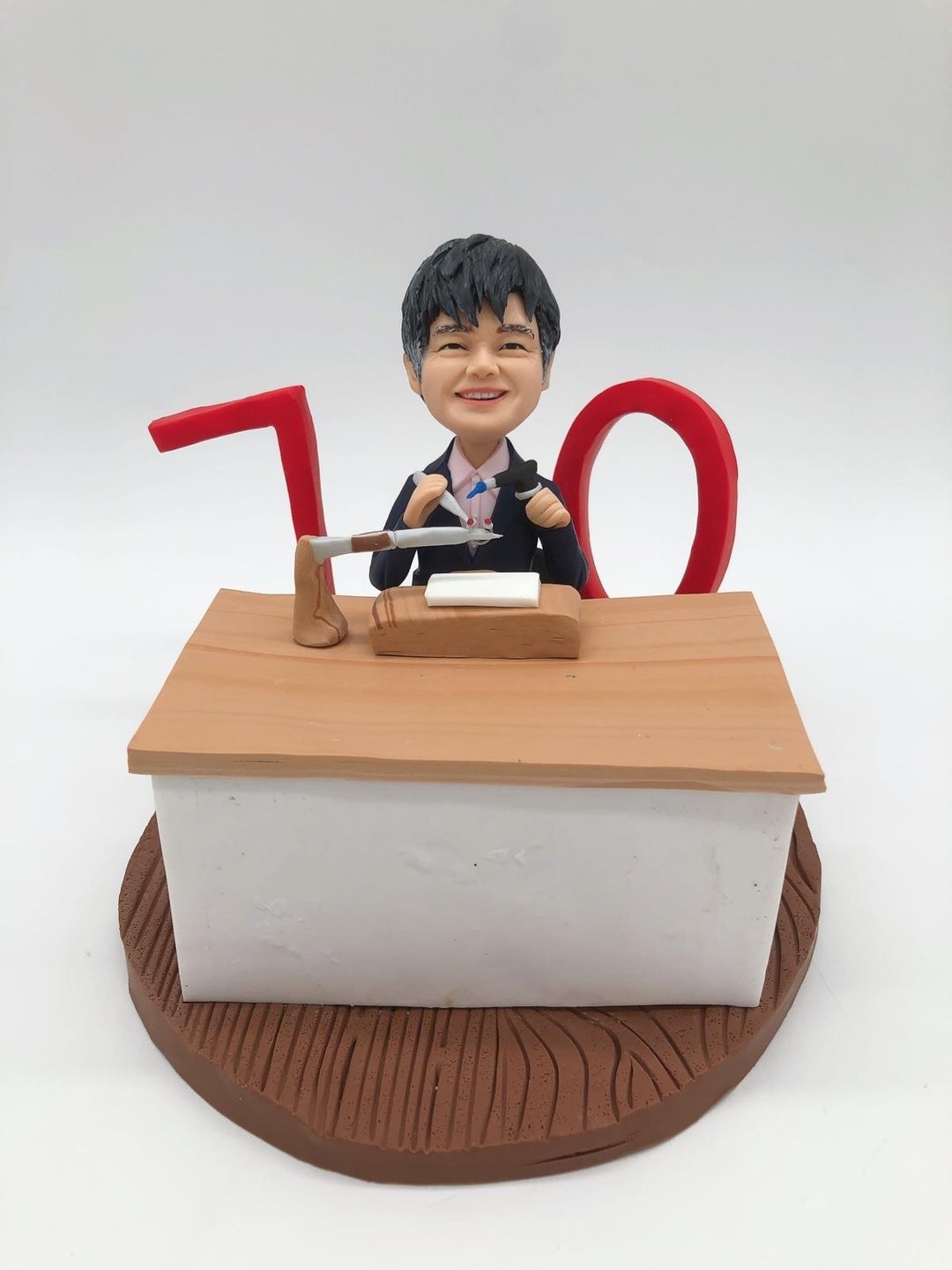 匠人70大寿 场景 生日礼物、大寿礼物、长辈生日礼物、70岁生日 - 陶艺 - 陶 多色