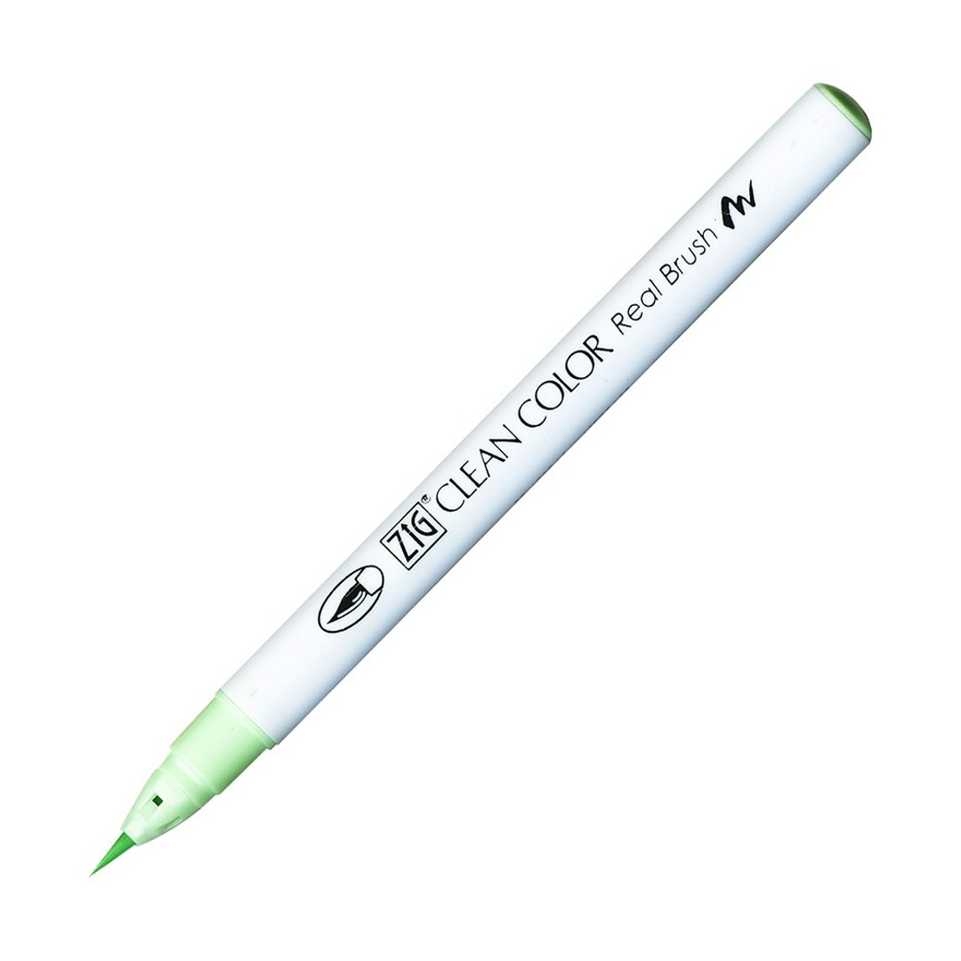 【Kuretake 日本吴竹】ZIG 彩绘毛笔 Green Shadow - 其他书写用品 - 塑料 绿色